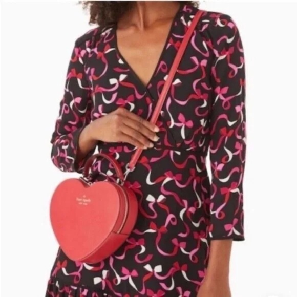 NWT Kate Spade 3D heart bag Valentines Day Gift - Picture 11 of 11